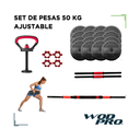 Set de pesas 50 kg ajustable Wod Pro
