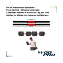 Set de pesas 50 kg ajustable Wod Pro