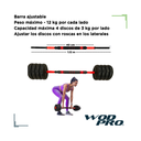 Set de pesas 50 kg ajustable Wod Pro