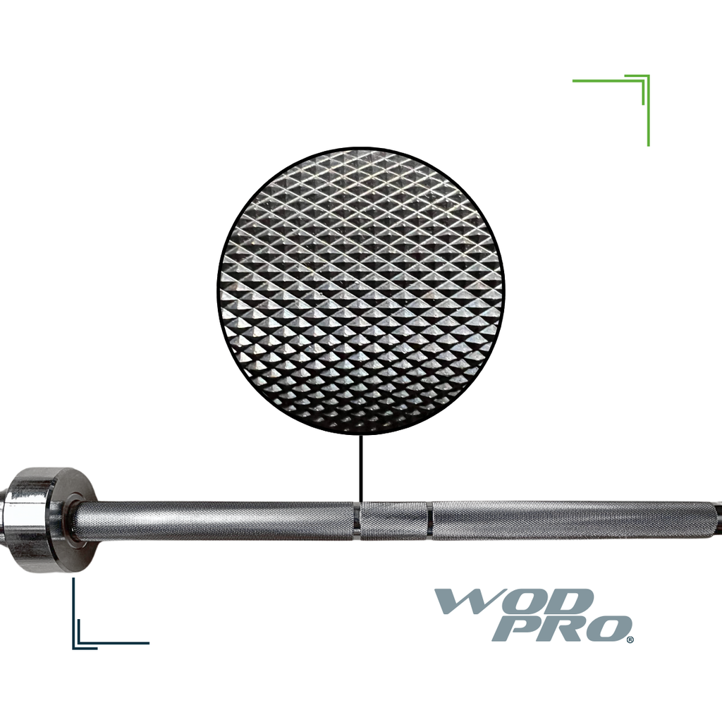 Barra olímpica sellada 2.2 mts 20 kg 1000 lb Wod Pro