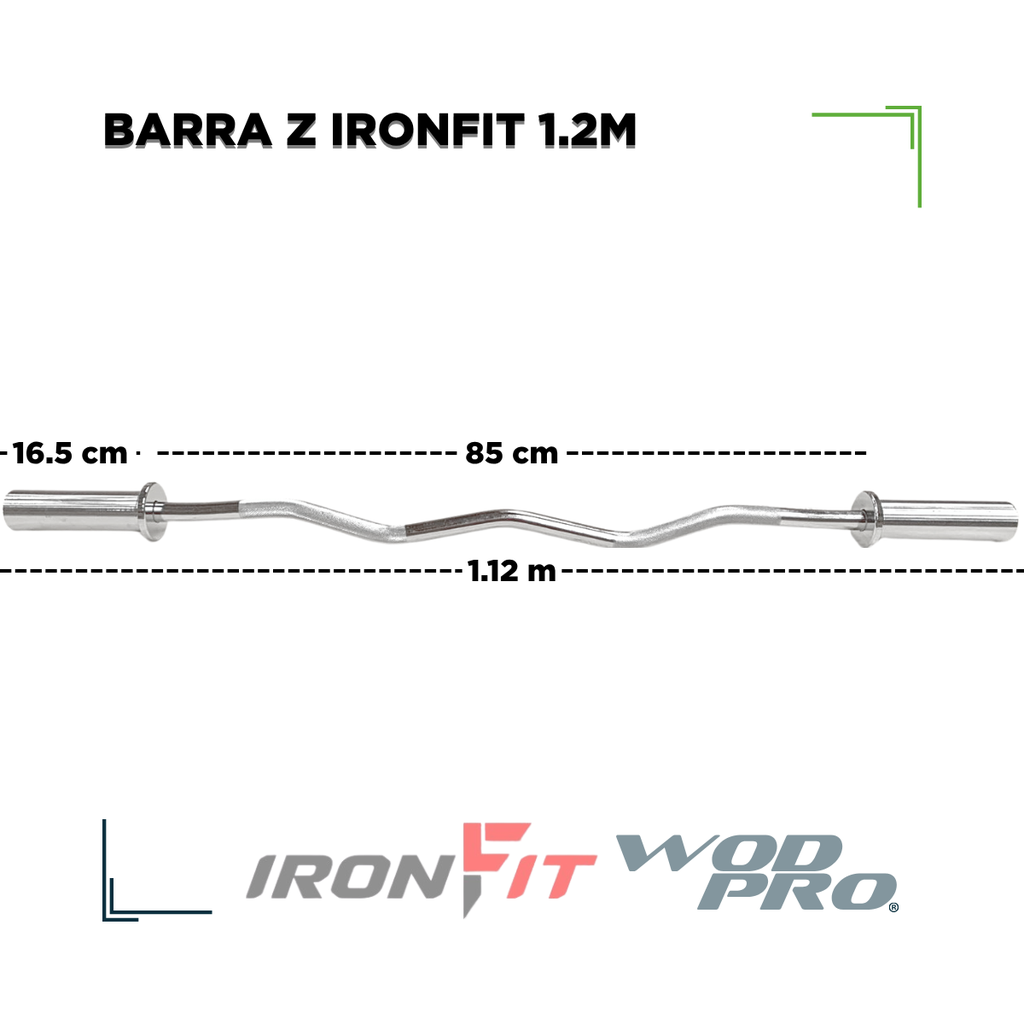 Barra Z IronFit 1.2m