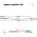 Barra Z IronFit 1.2m
