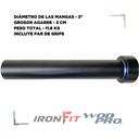 Barra Semi-olímpica IronFit 1.8m 11.8kg Sin Bujes