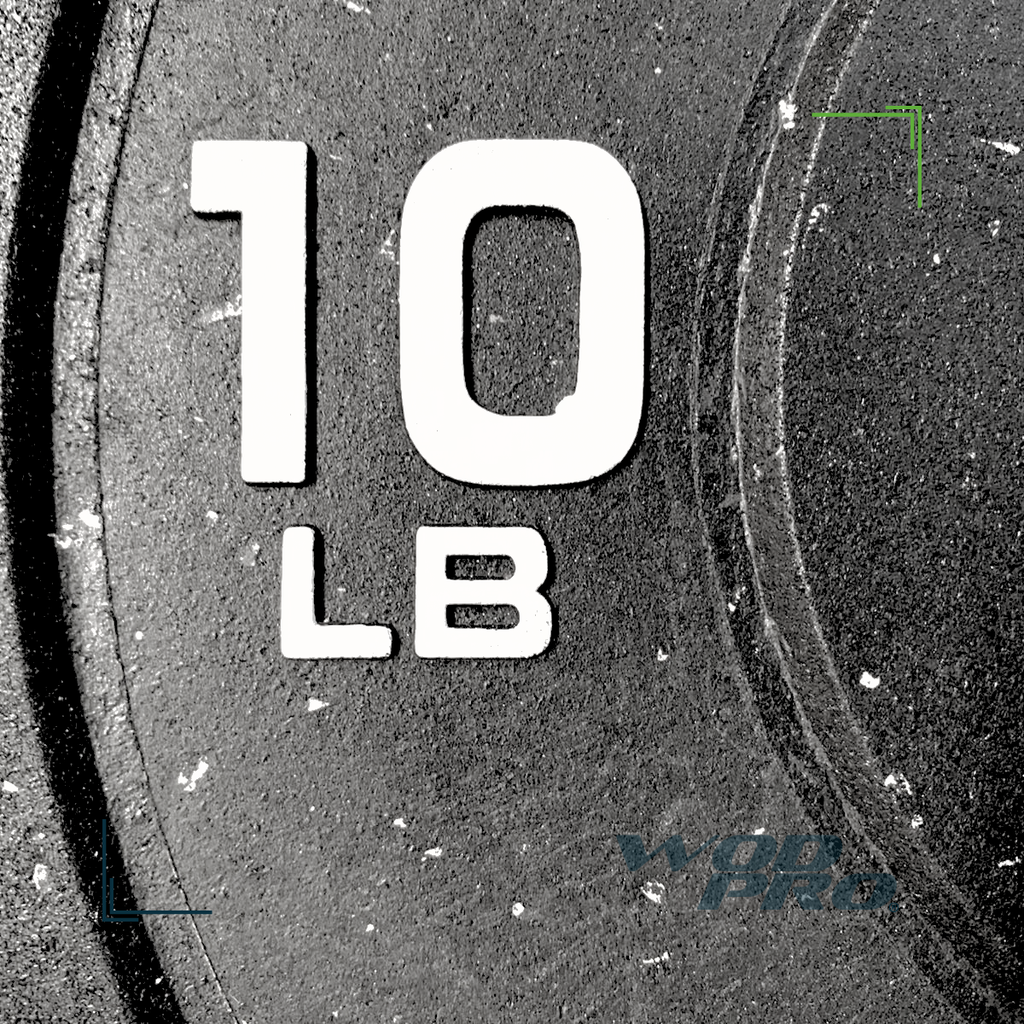 Par de Discos Bumper High Temp IronFit de 10 Lbs
