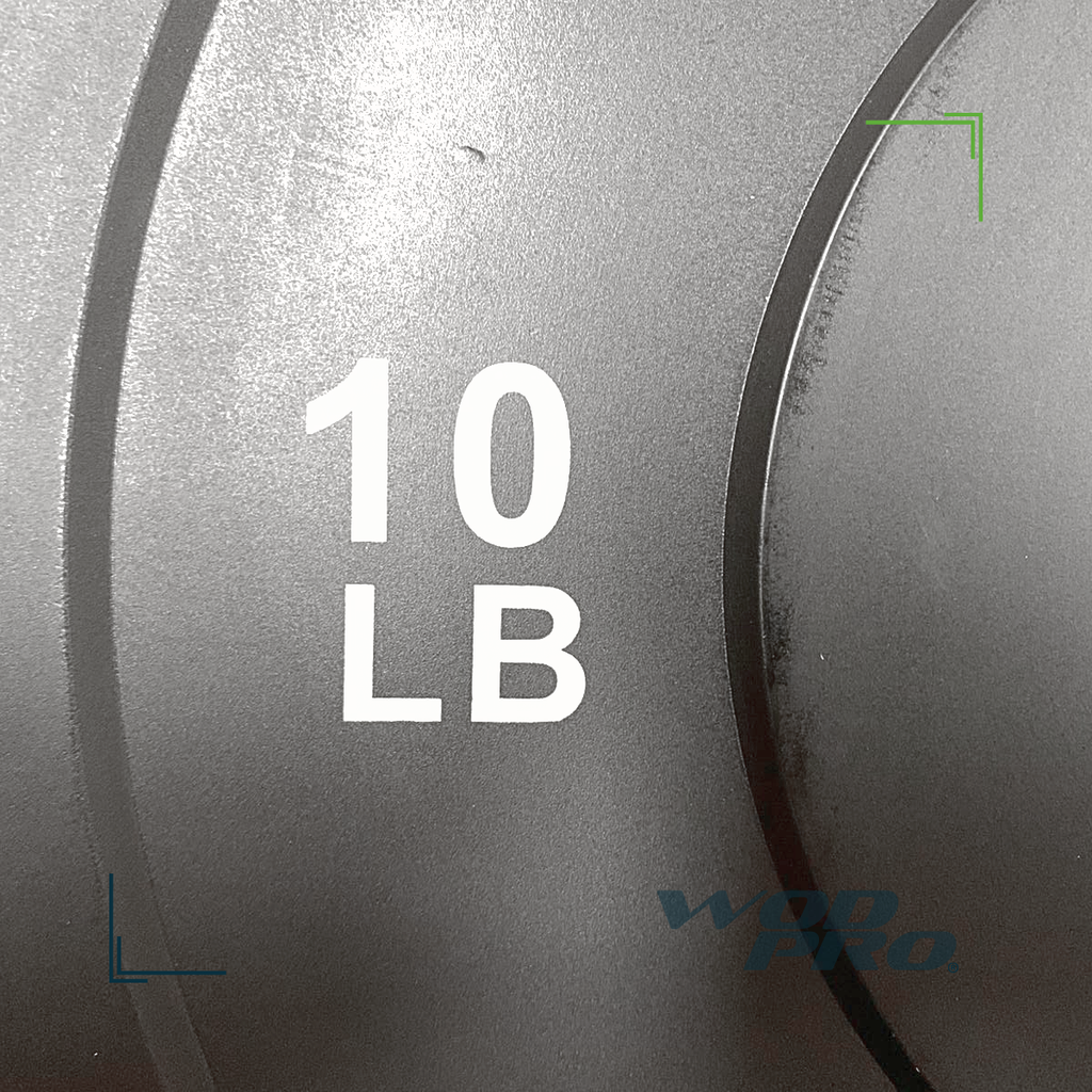 Par de Discos Bumper Rígidos IronFit de 10 Lbs