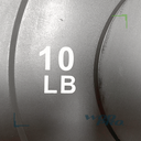 Par de Discos Bumper Rígidos IronFit de 10 Lbs