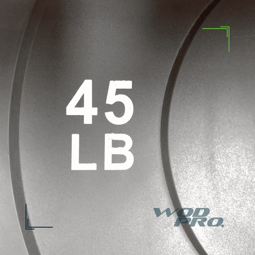 Par de Discos Bumper Rígidos IronFit de 45 Lbs