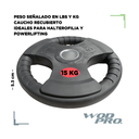 Par de Discos Recubiertos 2" IronFit de 15 kg