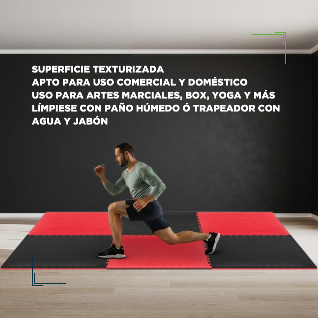 Piso Tatami Wod Pro 25 mm 1 m² Rompecabezas (5 Metros)