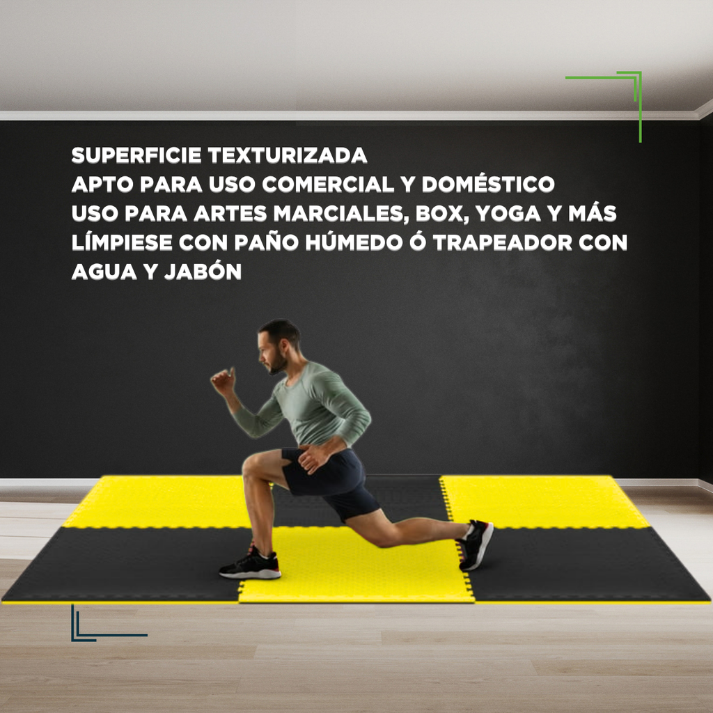 Piso Tatami Wod Pro 20 mm 1 m² Rompecabezas (5 Metros)