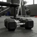 Par de Mancuernas Hexagonales Wod Pro 30 Lbs