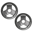 Par de discos de acero 10 kg 2" Wod Pro