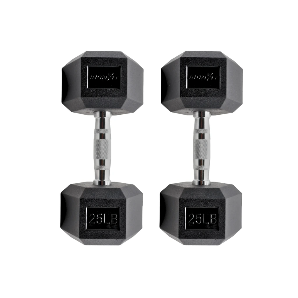 Par de Mancuernas Hexagonales IronFit 25 Lbs