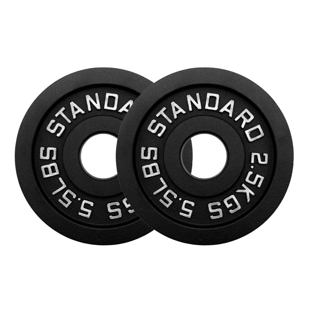 Par de discos de acero negro 2.5 kg Wod Pro