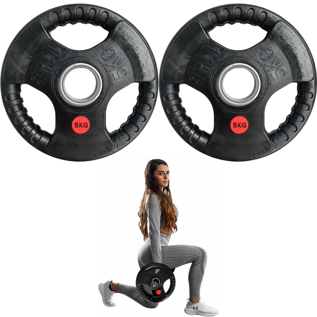 Par de discos de acero recubiertos 2" 5kg IronFit