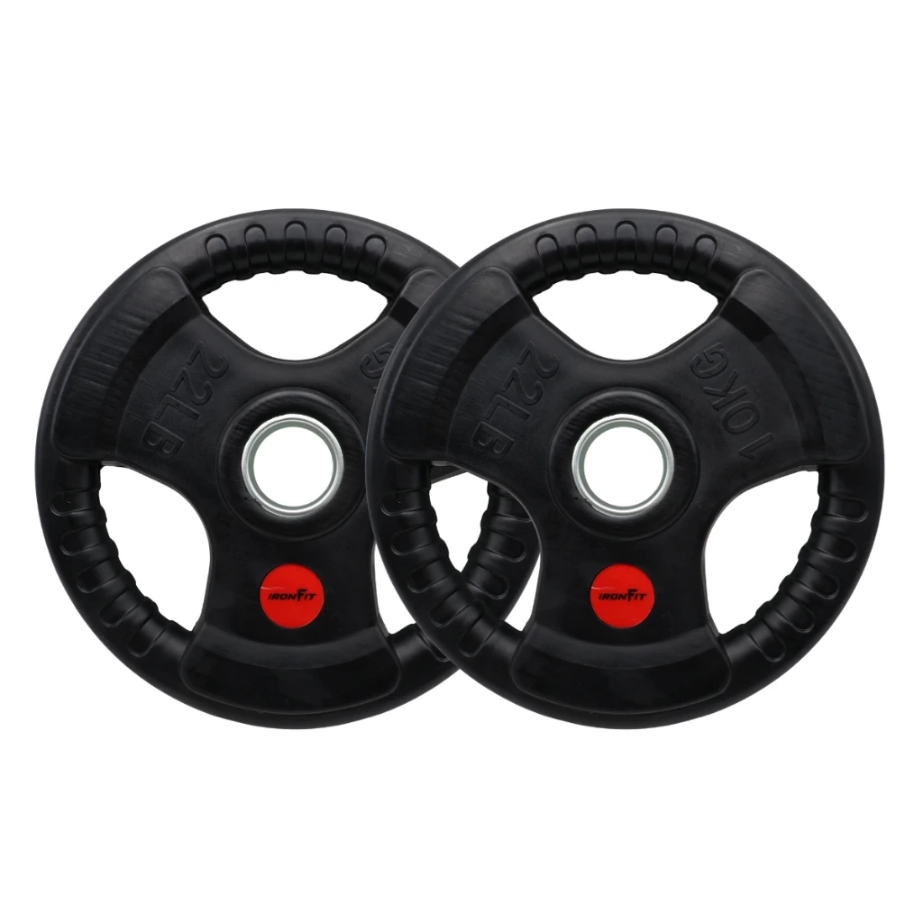 Par de Discos Recubiertos 2" IronFit de 10 kg