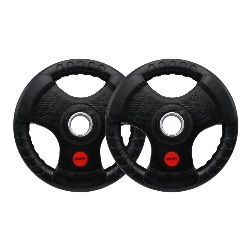 Par de Discos Recubiertos 2" IronFit de 15 kg