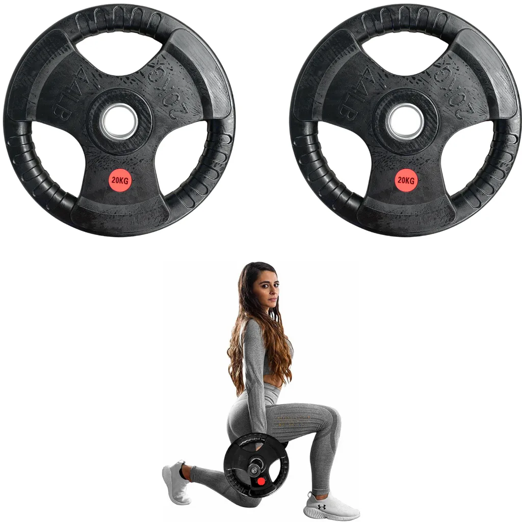 [W000027702] Par de Discos Recubiertos 2" IronFit de 20 kg