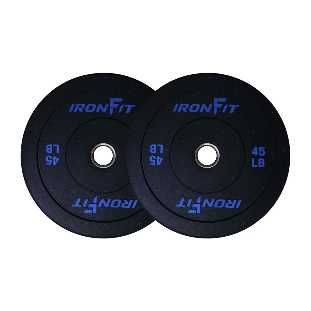 Par de Discos Bumper Hi Temp IronFit de 45 Lbs