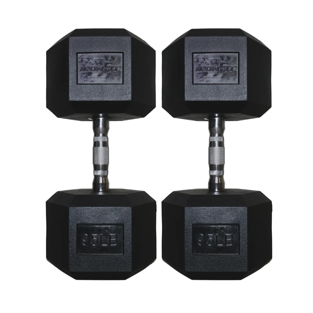 Par de Mancuernas Hexagonales IronFit 95 Lbs