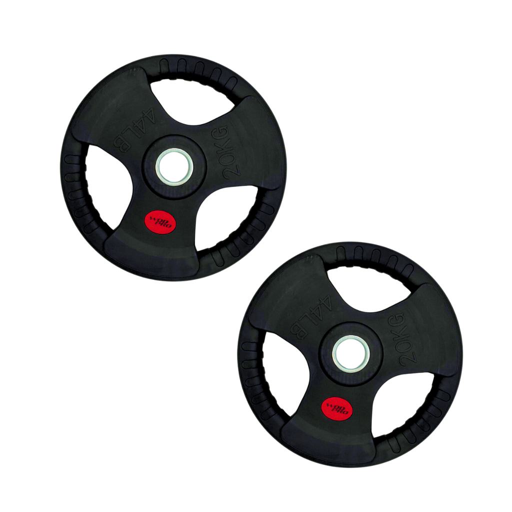 Par de discos de acero recubiertos 20 kg 2" Wod Pro