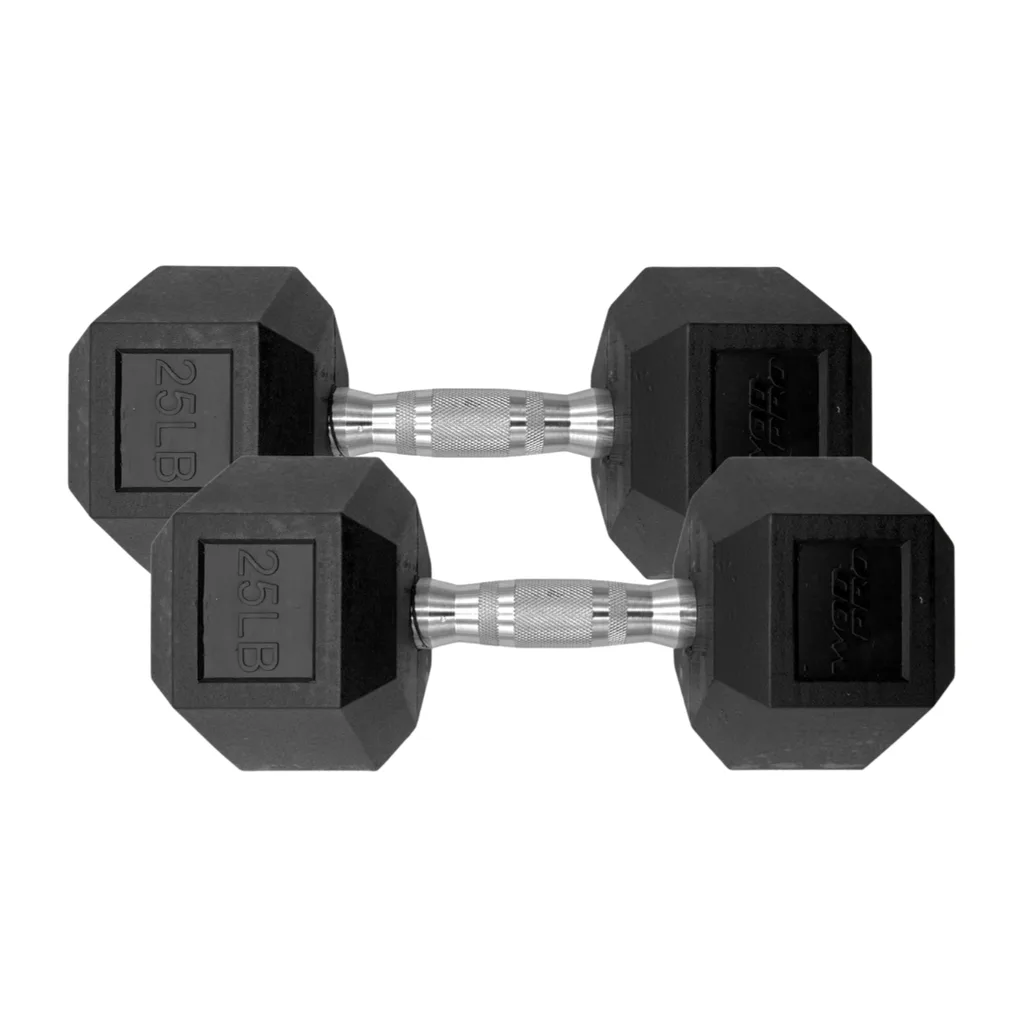Par de Mancuernas Hexagonales Wod Pro 25 Lbs