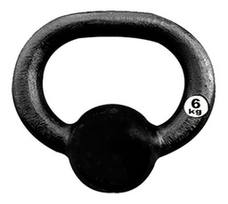 [W00005366] Pesa Rusa 6 kg pintura negra FTS