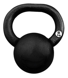 [W00005367] Pesa Rusa 8 kg pintura negra FTS