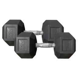 [W000013417] Par de Mancuernas Hexagonales Wod Pro 45 Lbs