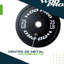 Par de bumpers rígidos 25 lb Wod Pro