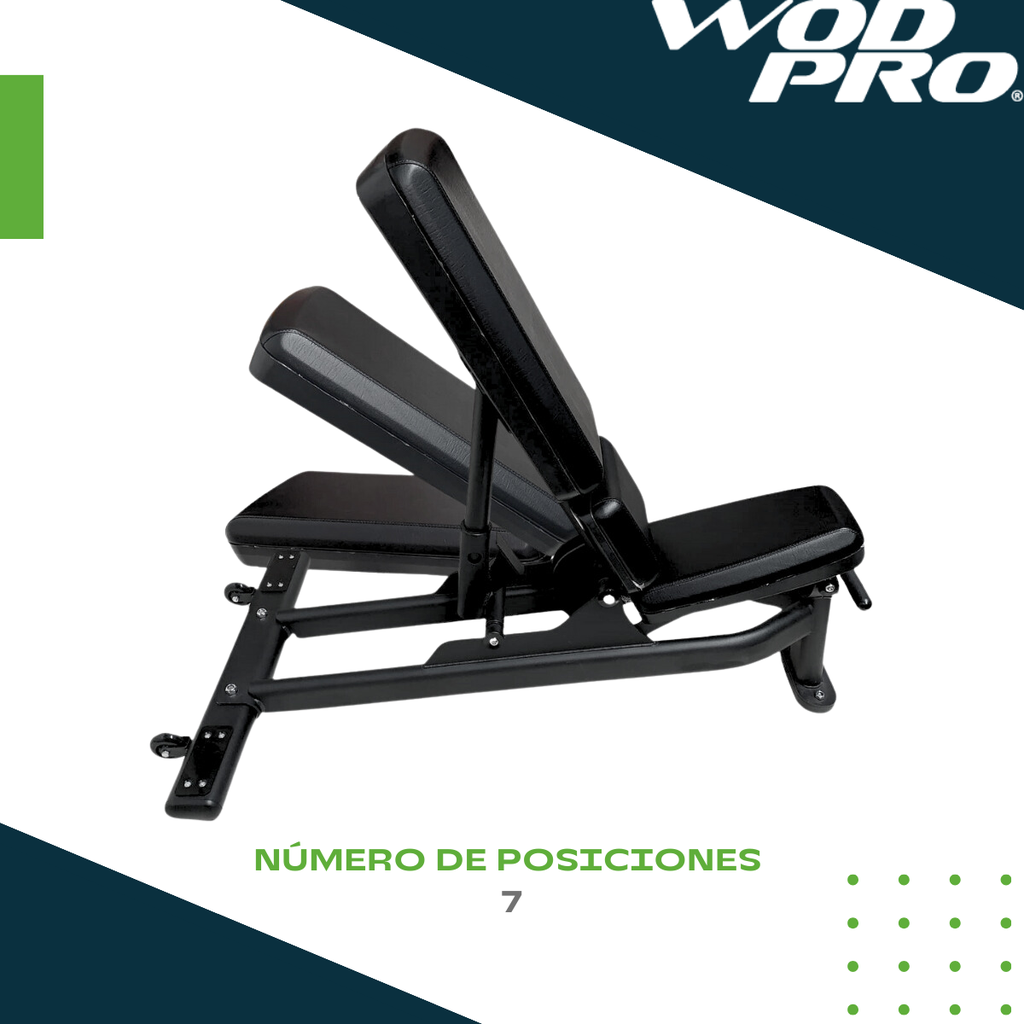 Banca ajustable Wod Pro profesional