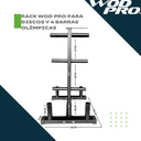 Rack Wod Pro para discos olímpicos 3 niveles