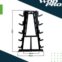 Rack Wod Pro para barras con peso integrado