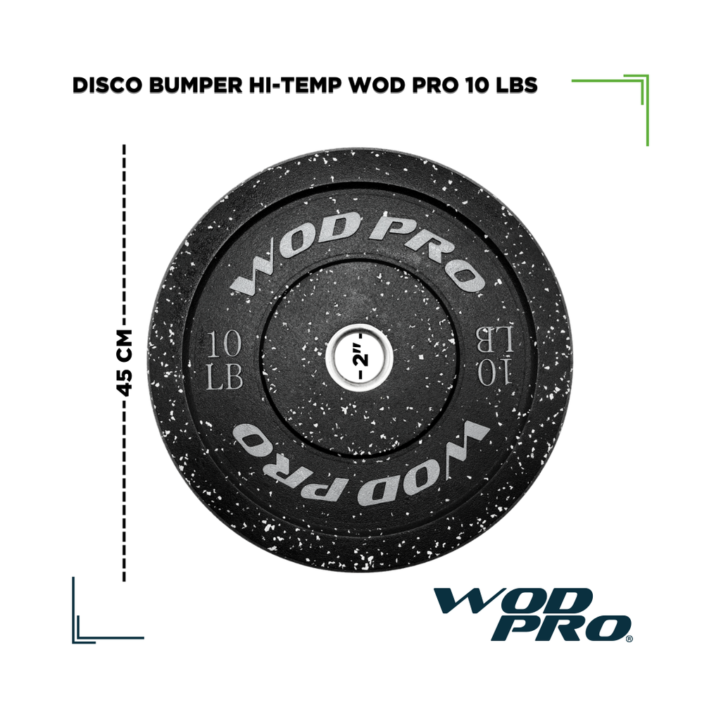Par de bumpers hi-temp 10 libras Wod Pro