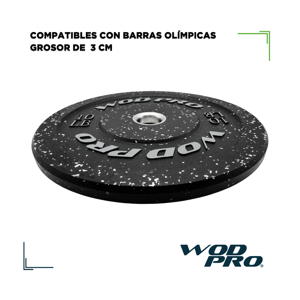 Par de bumpers hi-temp 10 libras Wod Pro
