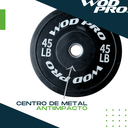 Par de bumpers rígidos 45 lb Wod Pro