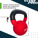 Pesa rusa Wod Pro 20 libras recubierta