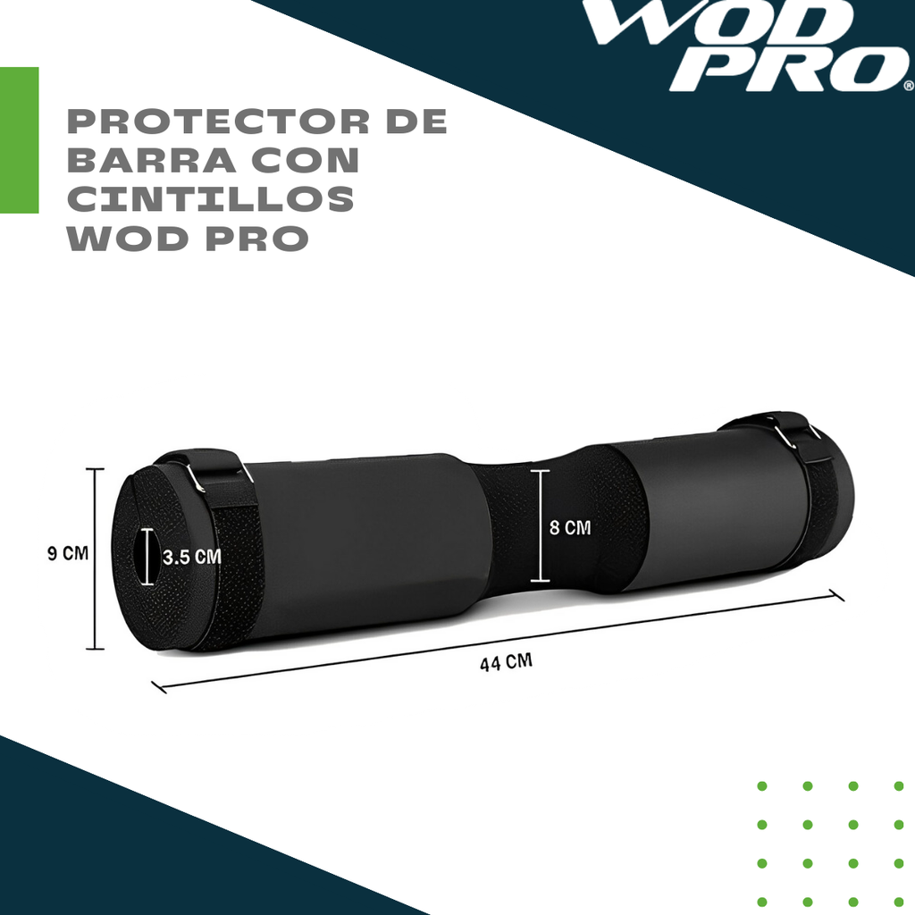 ​Protector de barra con cintillos Wod Pro