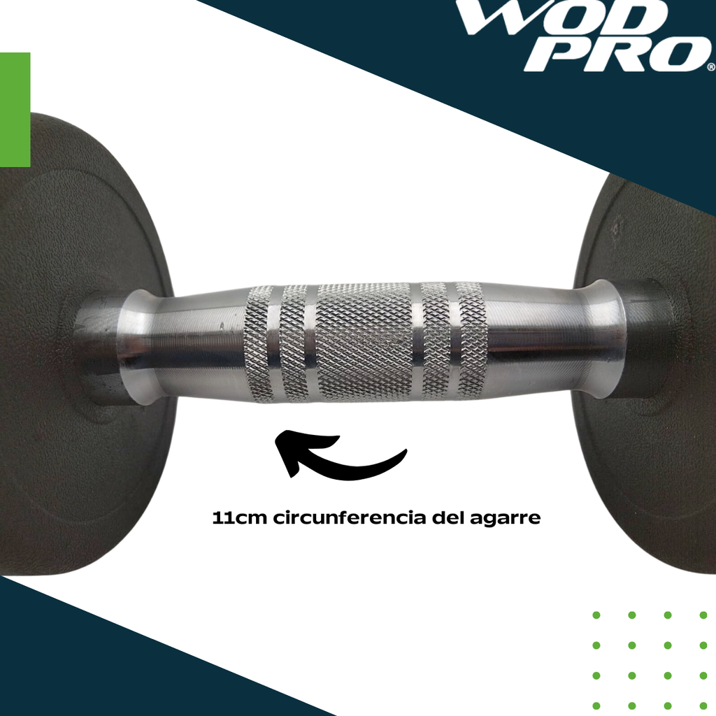 Par de mancuernas redondas 50 Libras Wod Pro