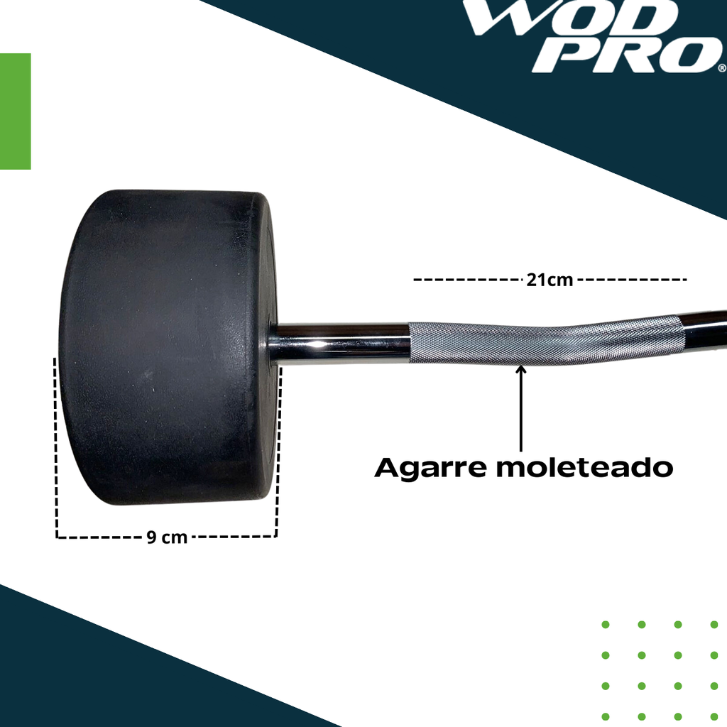 Barra Z con peso integrado 35 kg