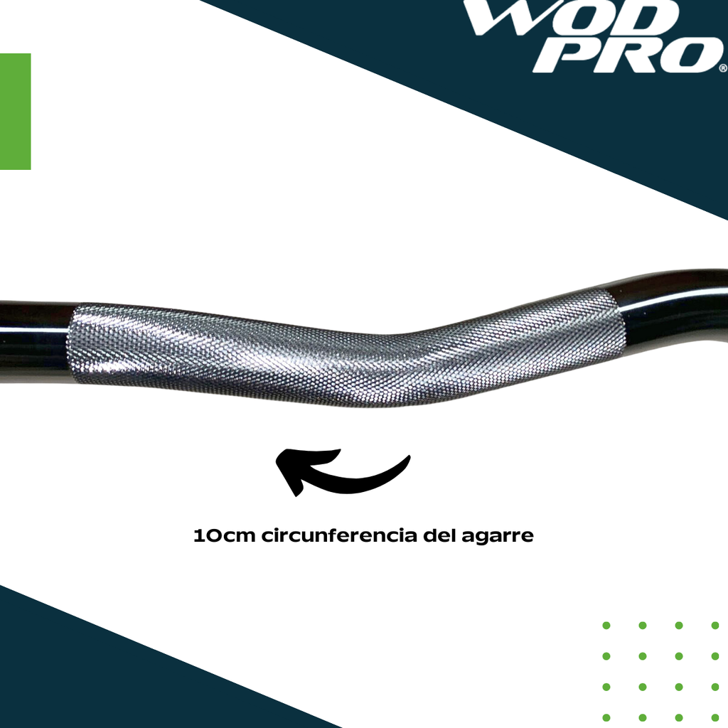 Barra Z con peso integrado 50 kg