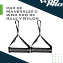 Par de manerales D Wod Pro de hule y nylon