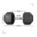 Par de mancuernas hexagonales 45 Libras Wod Pro