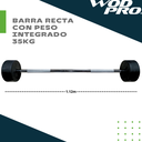 Barra recta con peso integrado 35 kg