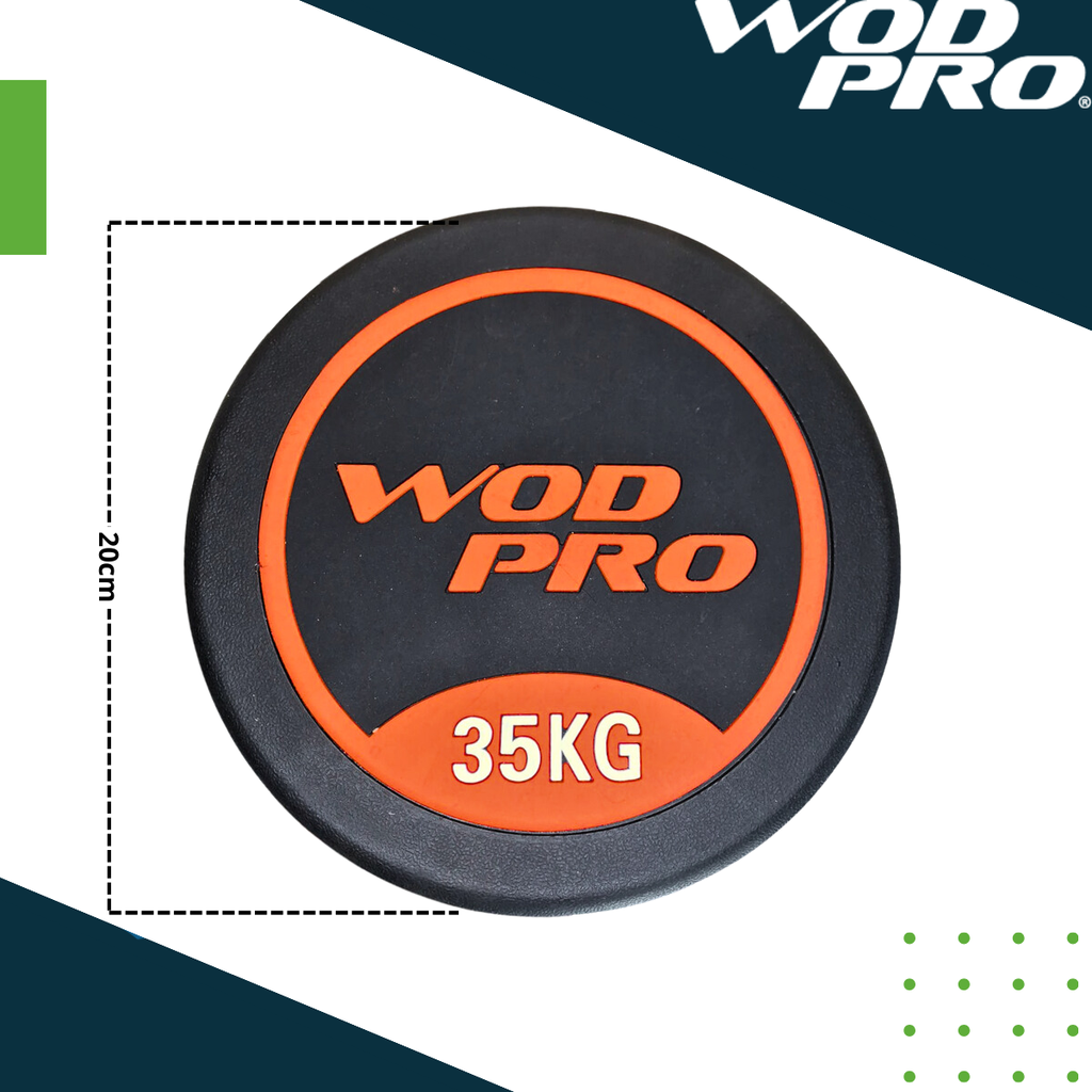 Barra recta con peso integrado 35 kg