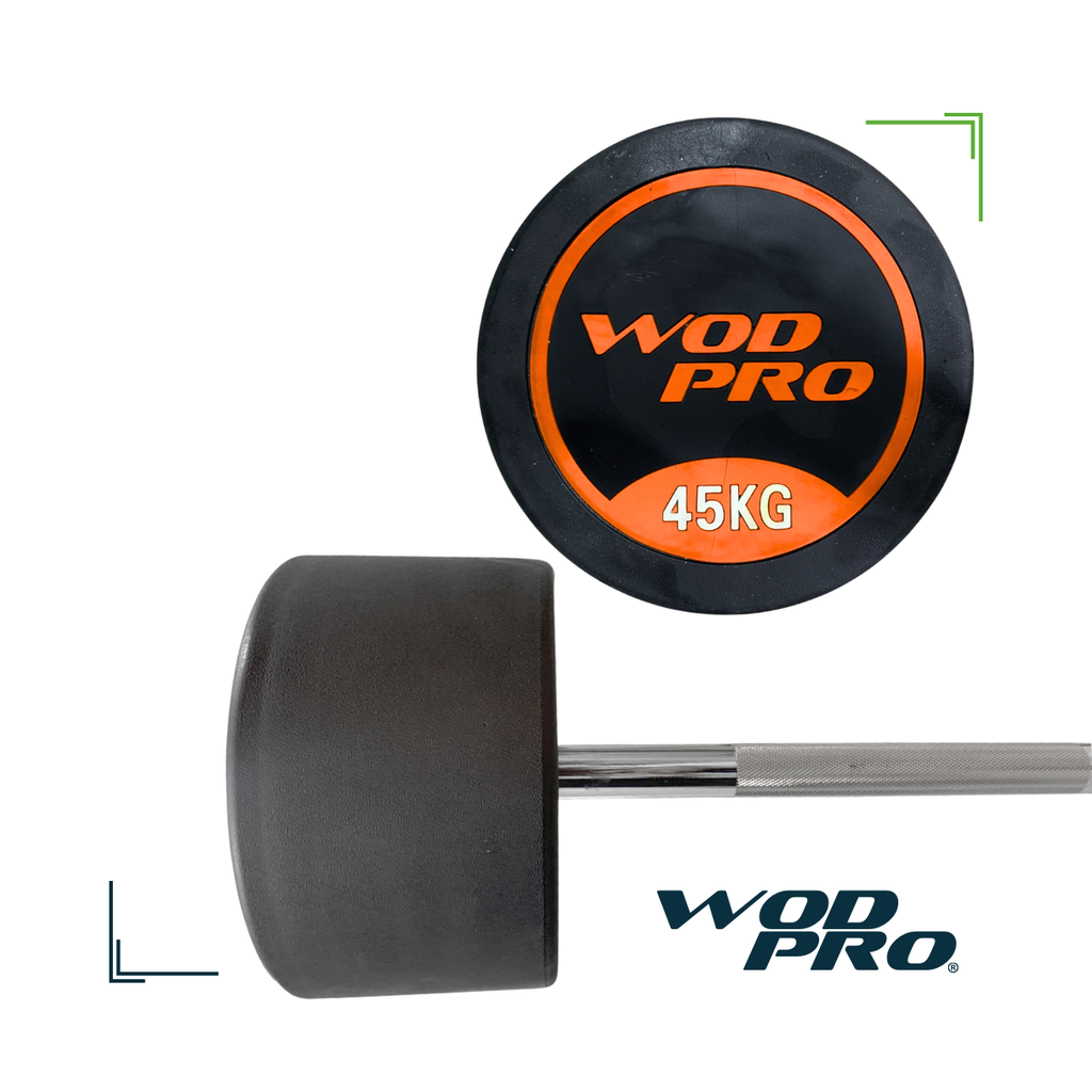 Barra recta con peso integrado 45 kg