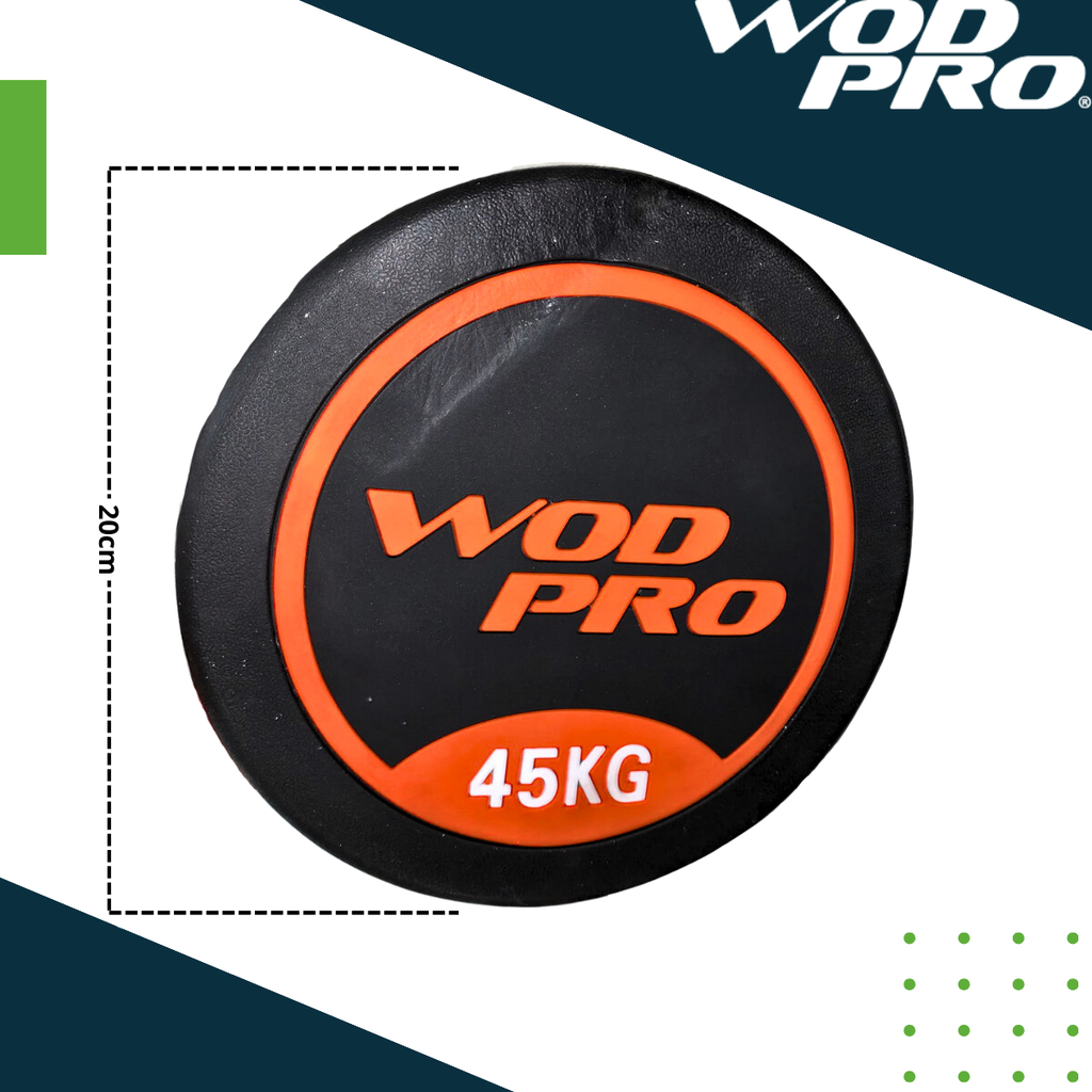 Barra recta con peso integrado 45 kg