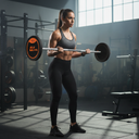 Barra recta con peso integrado 55 kg