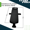 ​Banca plana V2 Wod Pro