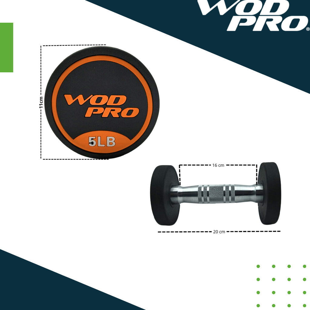 Set de mancuernas redondas 550 libras Wod Pro